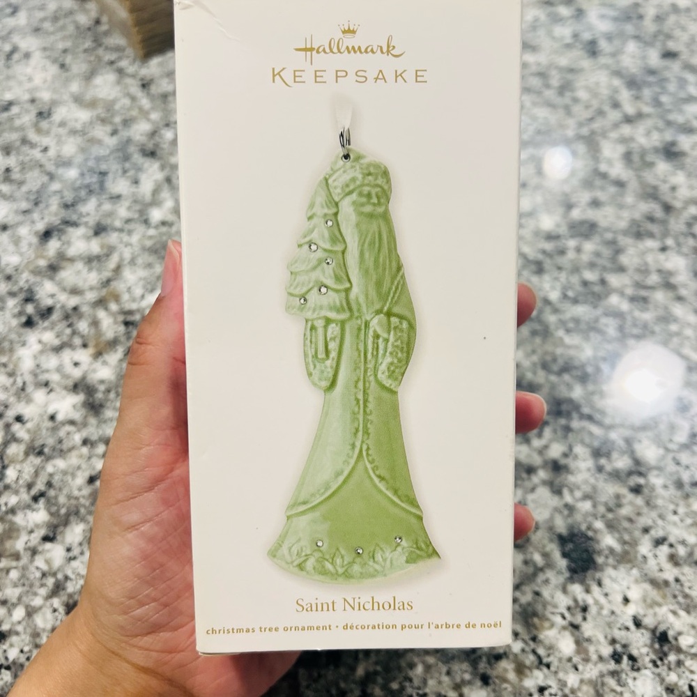 Hallmark Keepsake Saint Nicholas Ornament - Light Green